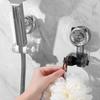with Hooks Showerhead Bracket Suction Cup Sprayer Fixed Base  Bathroom Accessories
