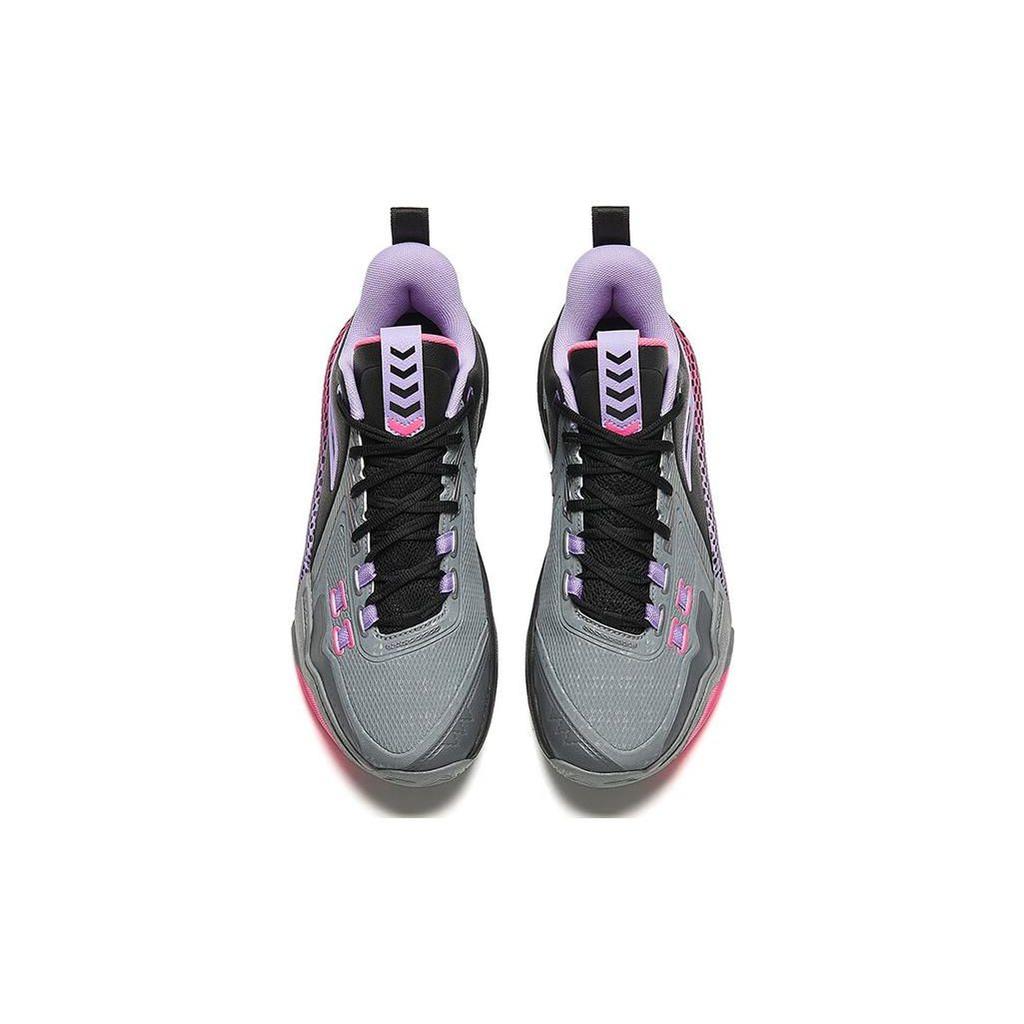 Anta Kt Series Professional Basketball Shoes Men White Purple Gold 112341113-8