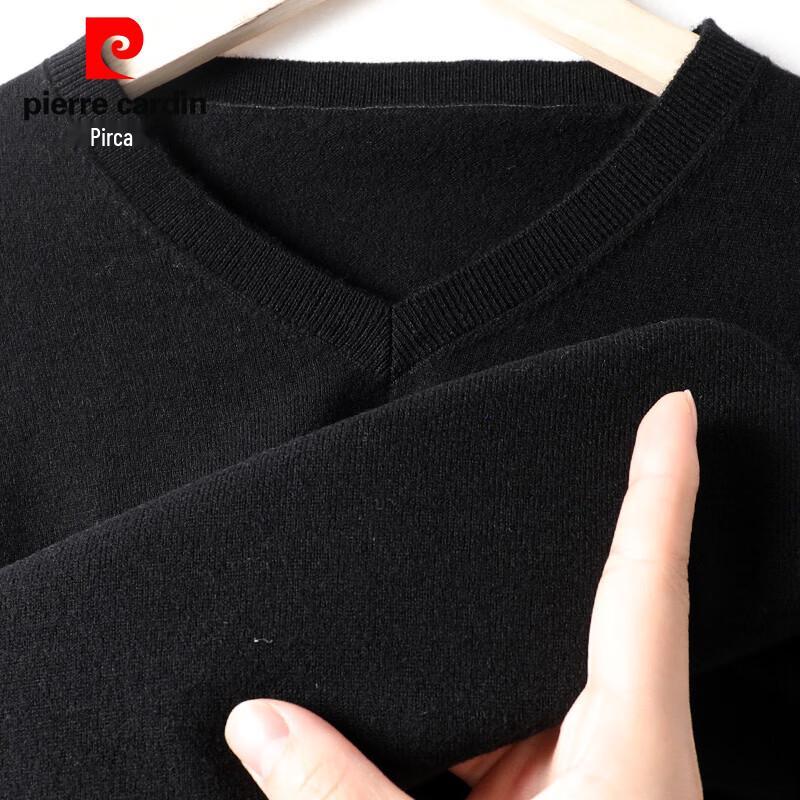 Pierre Cardin Men's 100% Pure Wool V-Neck Sweater