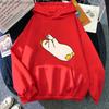 Утка Мне все надоело Толстовки Мультяшный принт Свитшоты Аниме одежда Пуловеры с длинным рукавом Женские пальто Мужские