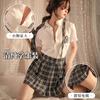 Fun Senior Sister Uniform Temptation Pure Desire Campus JK Uniform Short Skirt Plaid Tie Pure Junior Sister Clothing
