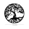 Дерево жизни Металлический Настенный Знак Семья Любовь Трафарет Лазерная Резка Металла Декоративные Подвесные Настенные Изделия Домашний Декор Настенные Украшения Художественное Оформление