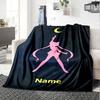 Custom Name Sailor Moon Theme Printed Blanket - Perfect for Couch, Bed, Travel & Outdoor Use | Machine Washable, Cozy & Durable.