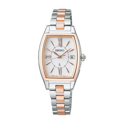 [Часы Seiko] Rukia Grow SSVW230 женские, серебро + розовое золото
