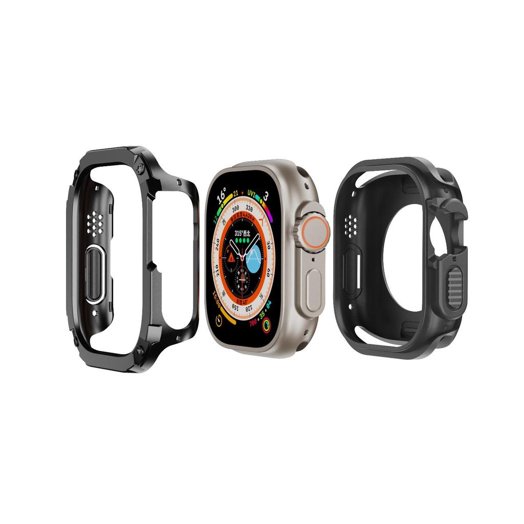 Защитный чехол для Apple Watch Ultra Чехол 49мм 40мм 41мм 44мм 45мм 42мм 38мм Противоударный корпус iWatch Серия 9 8 7 6 5 4 SE 3 2