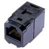 Входной разъем RJ45 Panduit Corporation (JJ-адаптер) Совместимость с Cat6A, черный CC6X88BL