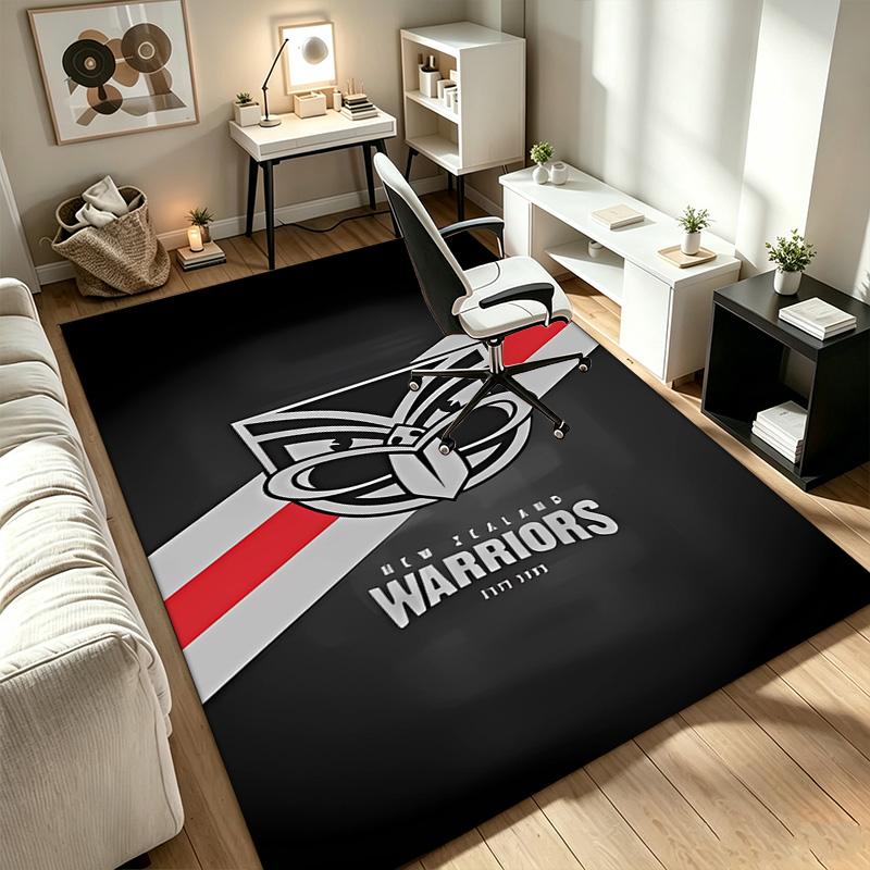 New Zealand Warriors A rug suitable for office chair areas living rooms and computer desks perfect for home offices and an ideal holiday gift