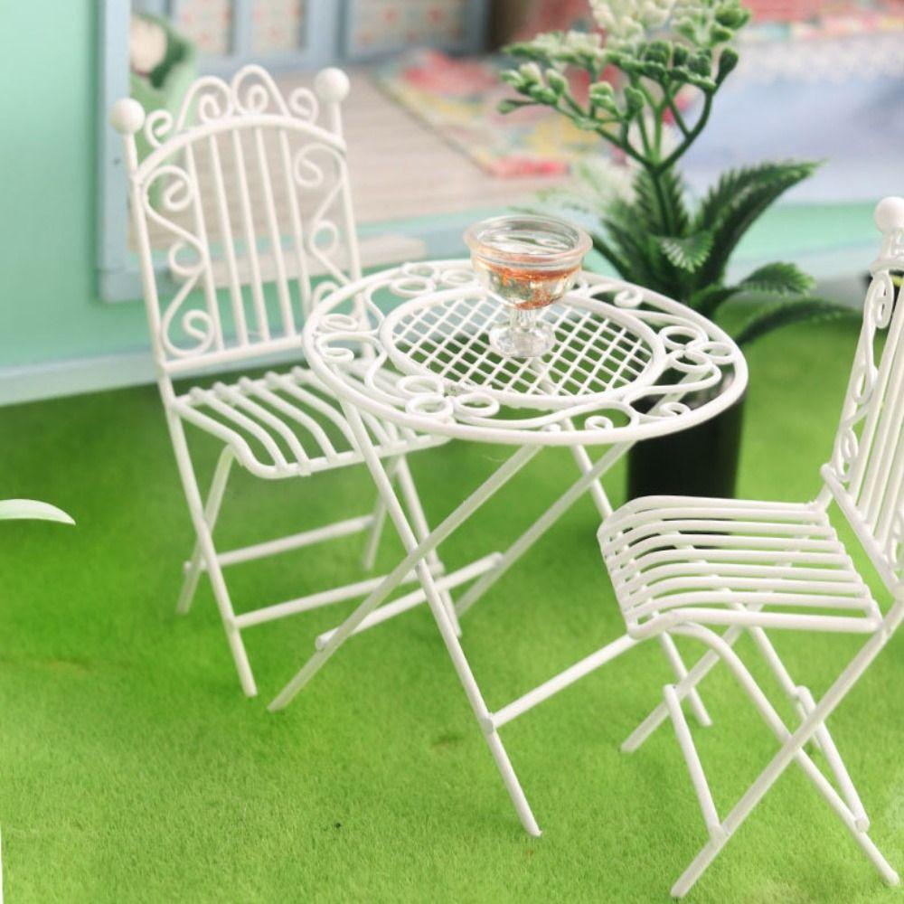 Игровой домик Кукольный домик Сказочный сад Сиденье Сцена Модель Кукольный домик Стол Стул Миниатюрная мебель