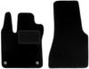 Черные велюровые коврики для: Smart Fortwo III хэтчбек (2014-2020 гг.)