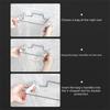 Adhesive Mount Garbage Bags Storage Holder Stainless Steel Hanging Garbage Bags Rack  Laundry Room