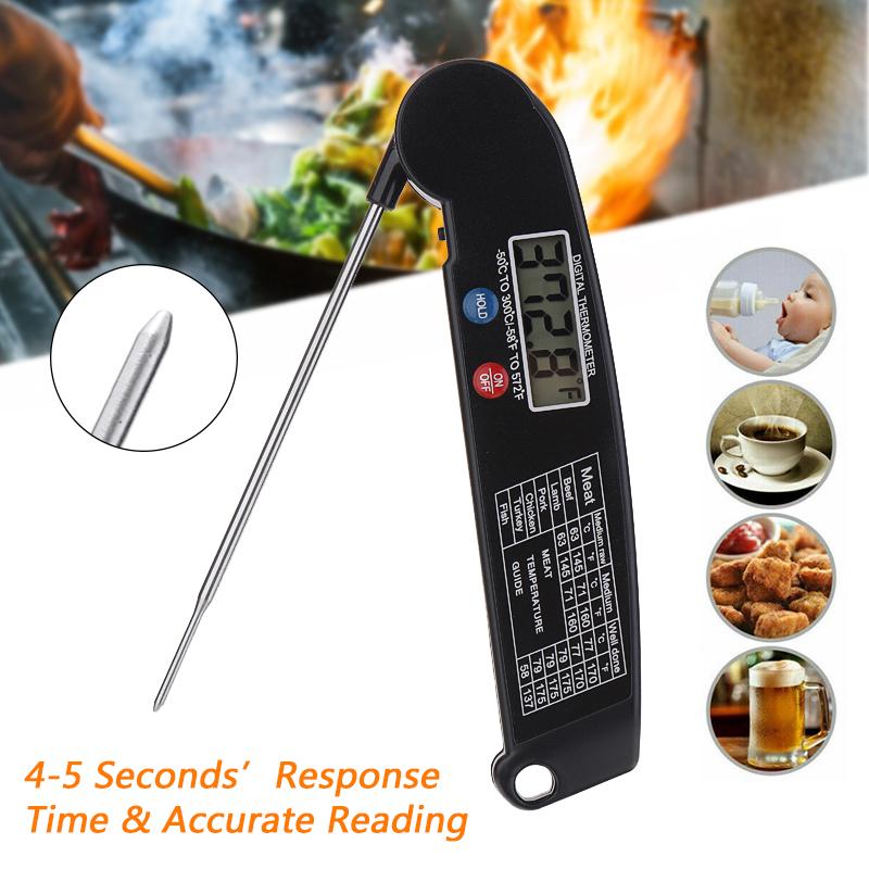 Цифровой термометр для мгновенного считывания мяса, зонд, духовка, кухонный инструмент для приготовления пищи, гриль