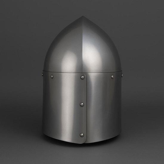 Medieval crusader sugar loaf helmet Gauge knight knight great helm for cosplay  Halloween Gift for Him