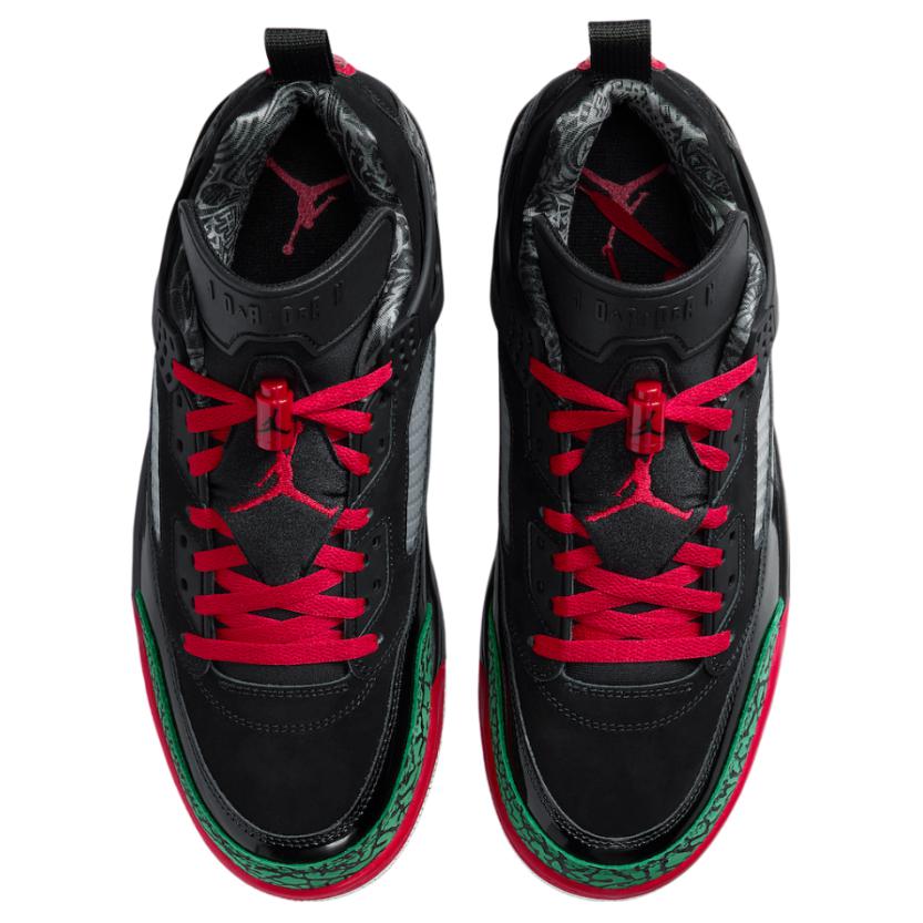 Мужские повседневные кроссовки Air Jordan Spizike Low OG Черно-зелено-красные FQ1759-060