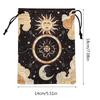 Mini Drawstring Bag Flannelette Jewelry Dices Pouch Board Game Cards Bag Gift Pouches Packaging Pouch Tarots Storage Bag