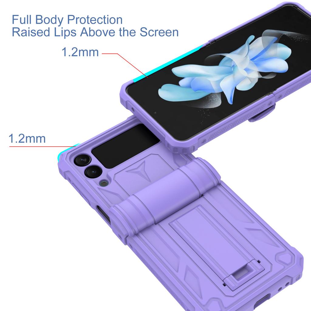 Новая модель Подходит для чехла для мобильного телефона Samsung Z Flip4 Складной кронштейн с плёнкой для объектива Противоударный защитный чехол для мобильного телефона
