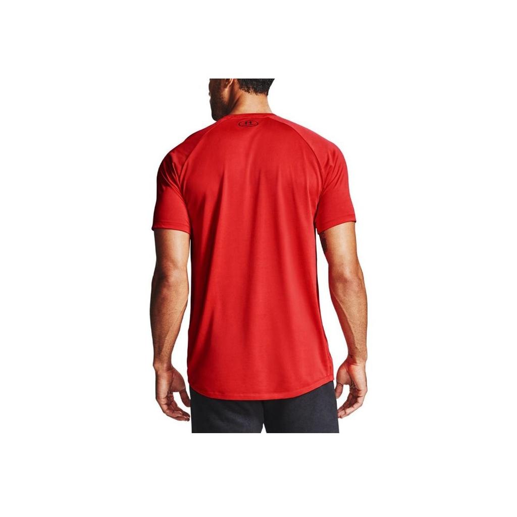 Under Armour Тренировочная футболка с логотипом, мужская футболка, красная 1357234-608