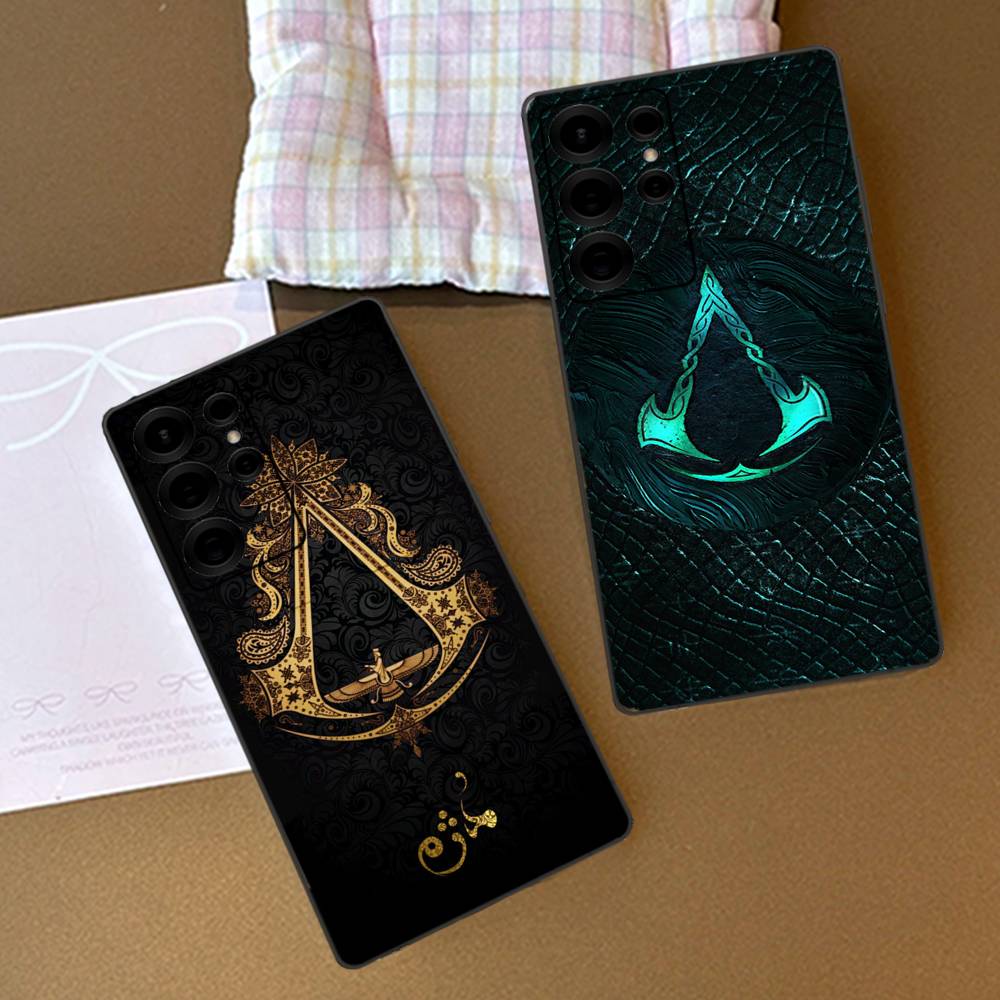 Классическая игра A-Assassin-S-Creed Логотип Чехол для телефона Для Samsung S 24 Fe 25 Ultra Plus 20 Lite 21 30 22 23 24 22 Ultra 5G Fundas