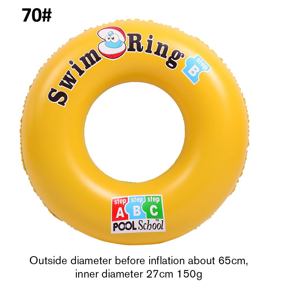 Inflatable Swim Ring Tube for Kids Adult Fluorescent Life Ring Buoy Swimming Pool Float Inflatable Child Swim Laps Random Color