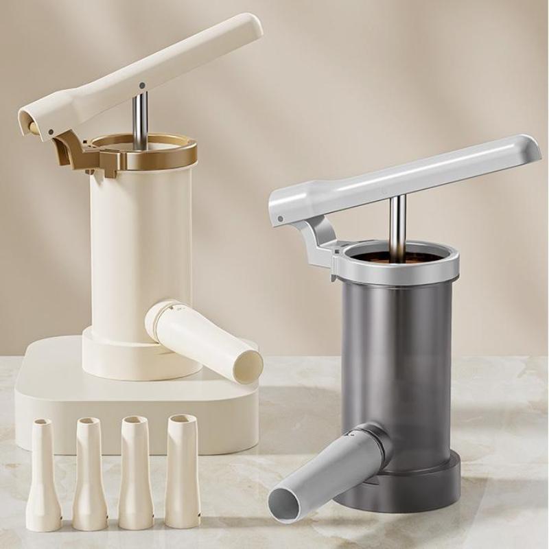 Домашняя колбасная машина с набивной трубой, ручная, быстрая, для набивки мяса, машина для наполнения, большая вместимость, сверхпрочные кухонные инструменты