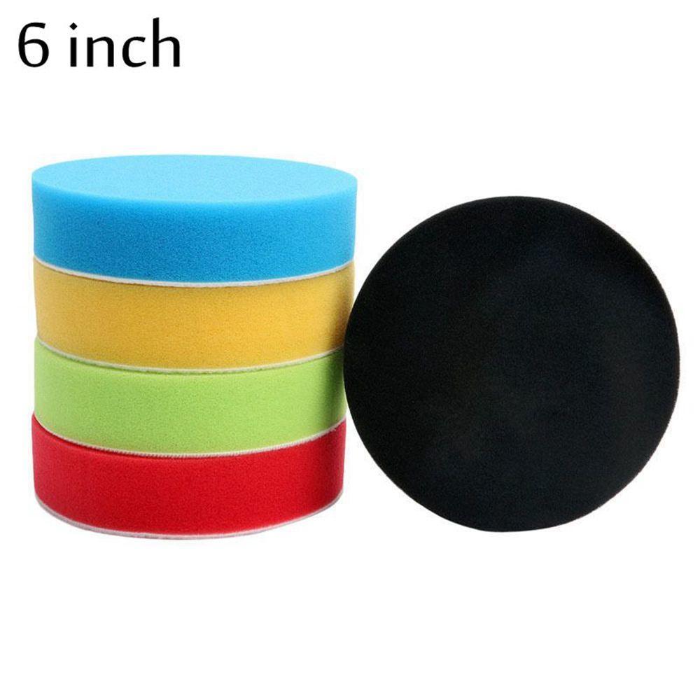 3/4/5/6/7" Practical Flat Cleaning Tool Car Polisher Pad Buffing Sponge Polish Kit Polishing Foam