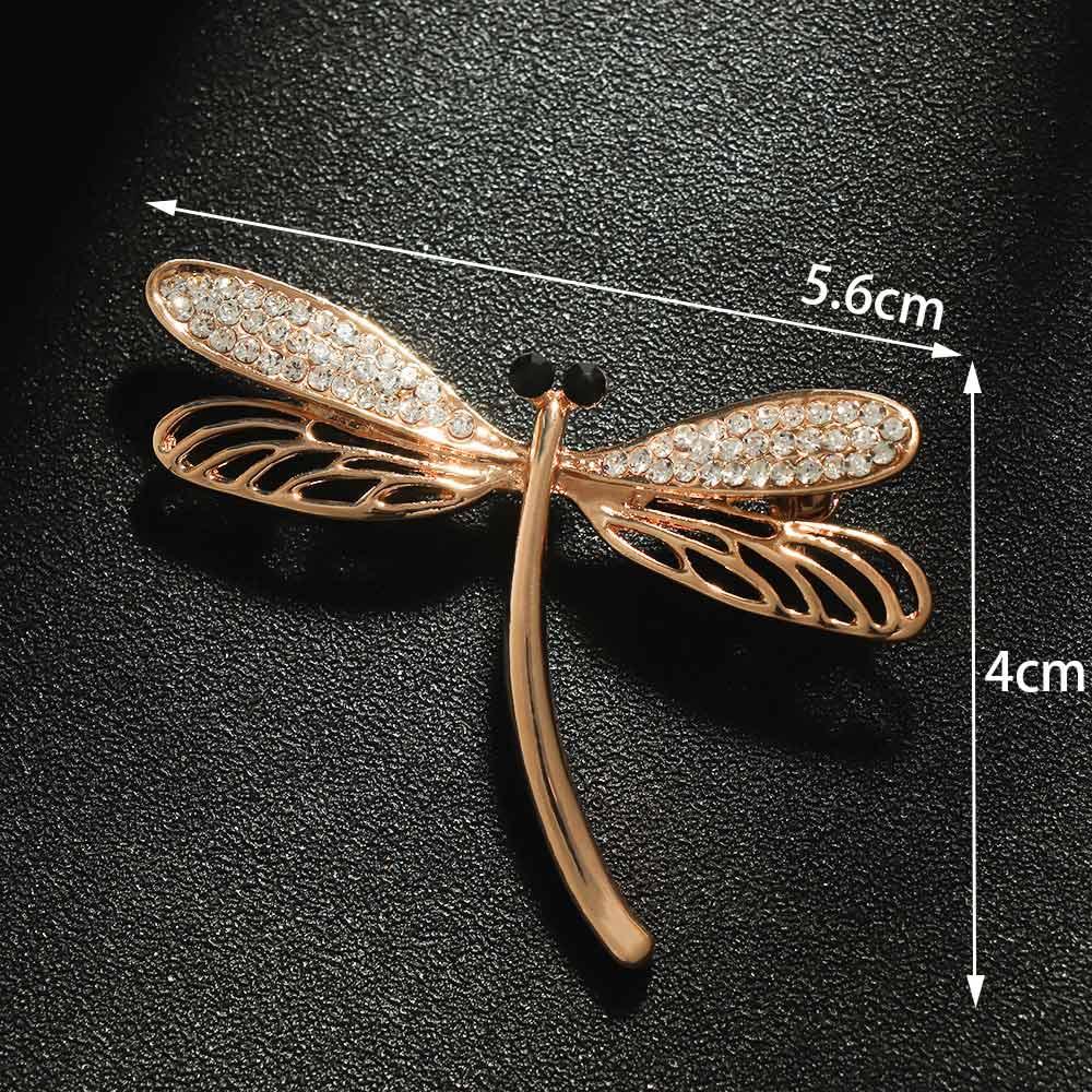 Lovely Women Rhinestone Fashion Jewelry Lapel Scarf Pin Brooch Gift