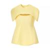 Womens Elegant Solid Color 3-Piece Set Dress Long Sleeveless Outfit Vintage Chic Casual Ensemble