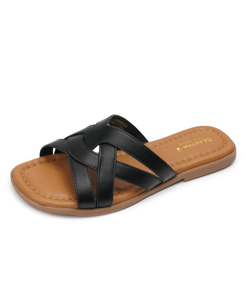 Тапочки Bearpaw Grania Черные (K2968001Rb-W)