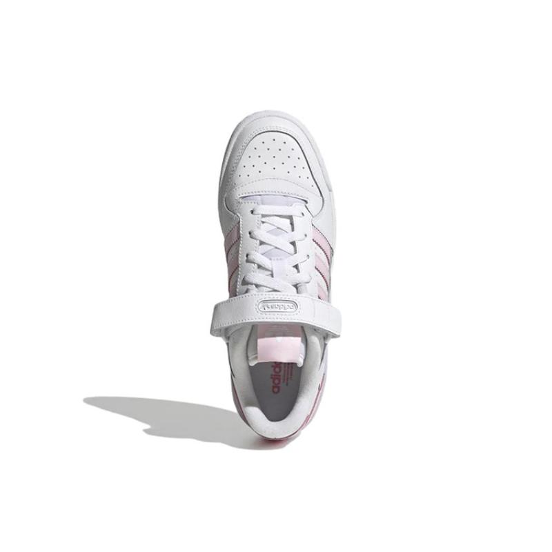 adidas Женские кроссовки Forum Low Белые Прозрачно-розовые GY3670