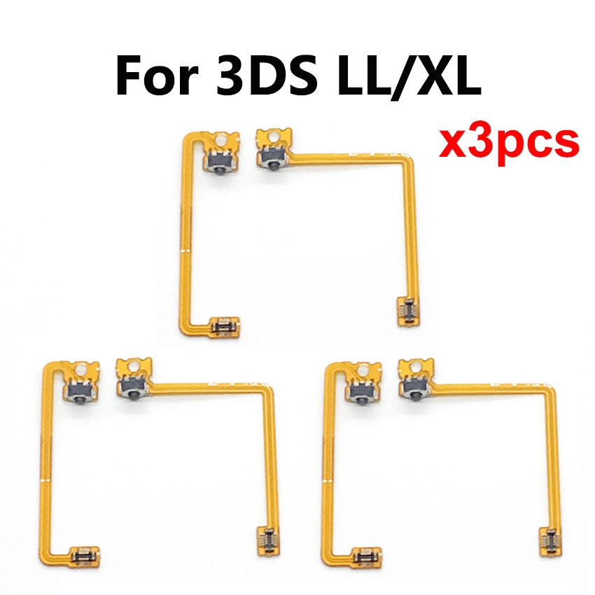 1/3pcs L R Shoulder Button with Flex Cable For 3DS 3DSLL 3DSXL New 3DS LL XL Repair Left Right Switch Trigger