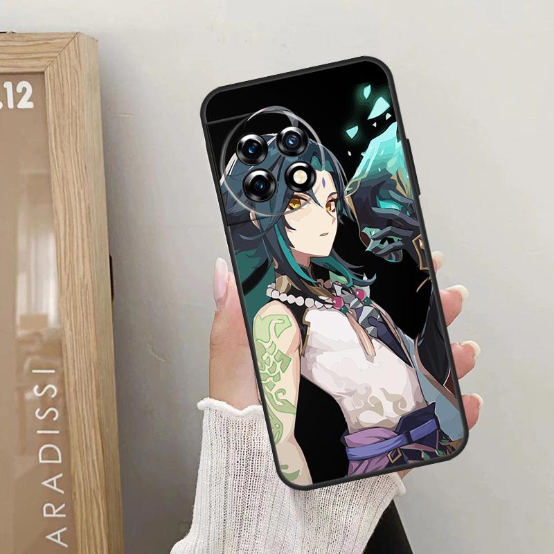 Чехол Genshin Impact Xiao для OnePlus 12 11 9 10 Pro 9RT 10T 10R 12R OnePlus Nord 2 CE 3 Lite CE4 N10 N20