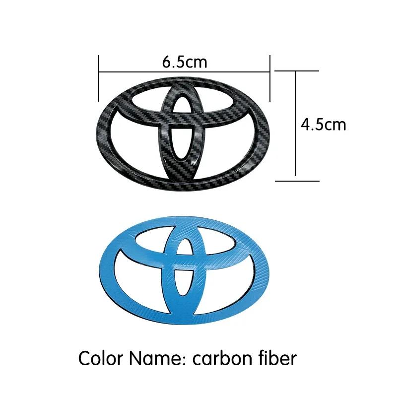 Наклейки-эмблемы на руль без разборки для Toyota Corolla Camry RAV4 Yaris Vios Hilux Prius CHR Аксессуары