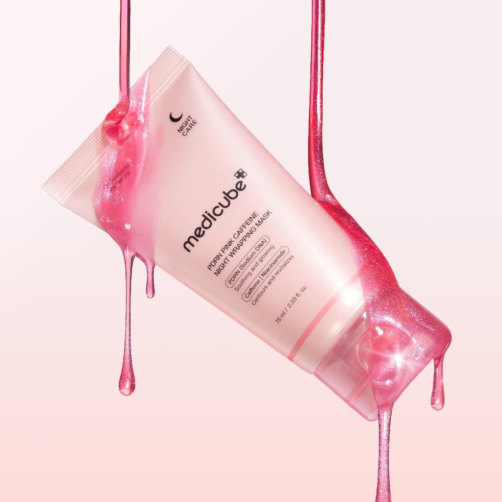 [medicube] PDRN Pink Tone-Up Wrapping Mask 75ml Duo Set