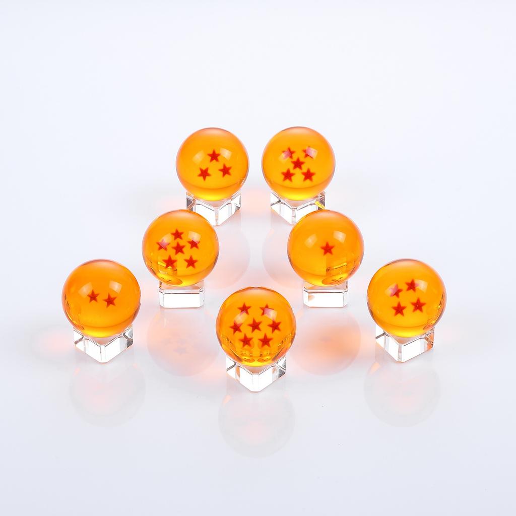 Dragon Ball Z Rystal Ball 4.3cm Action Figures Anime Shenron Wishing Balls Collection Model Decoration Creative Desk Decor Gift