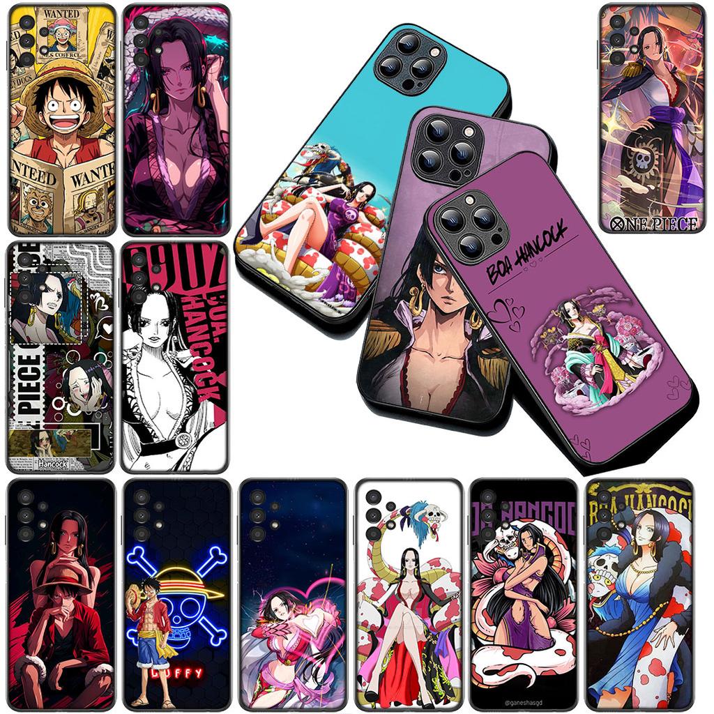 Мультяшная Боа Хэнкок ONE Luffy PIECE Чехол для телефона Apple iPhone 17 14 15 16 Plus Pro Max 16E ProMax + 16Plus 14+ 16+ Чехол