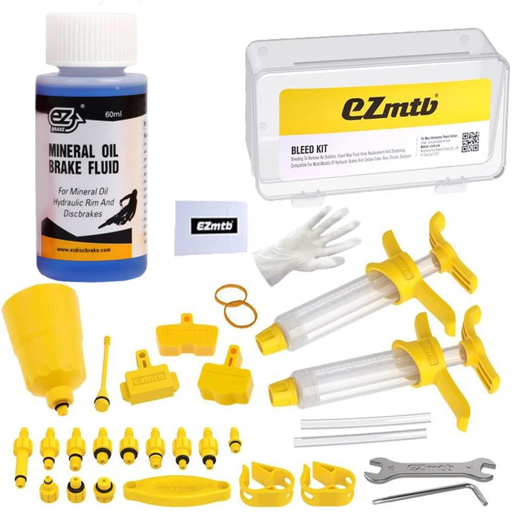 Bicycle Brake Mineral Oil Bicycle Hydraulic Disc Brake Oil Bleed Kit Mineral Oil MTB Road Bike Brake Repair Tool Oil Injector