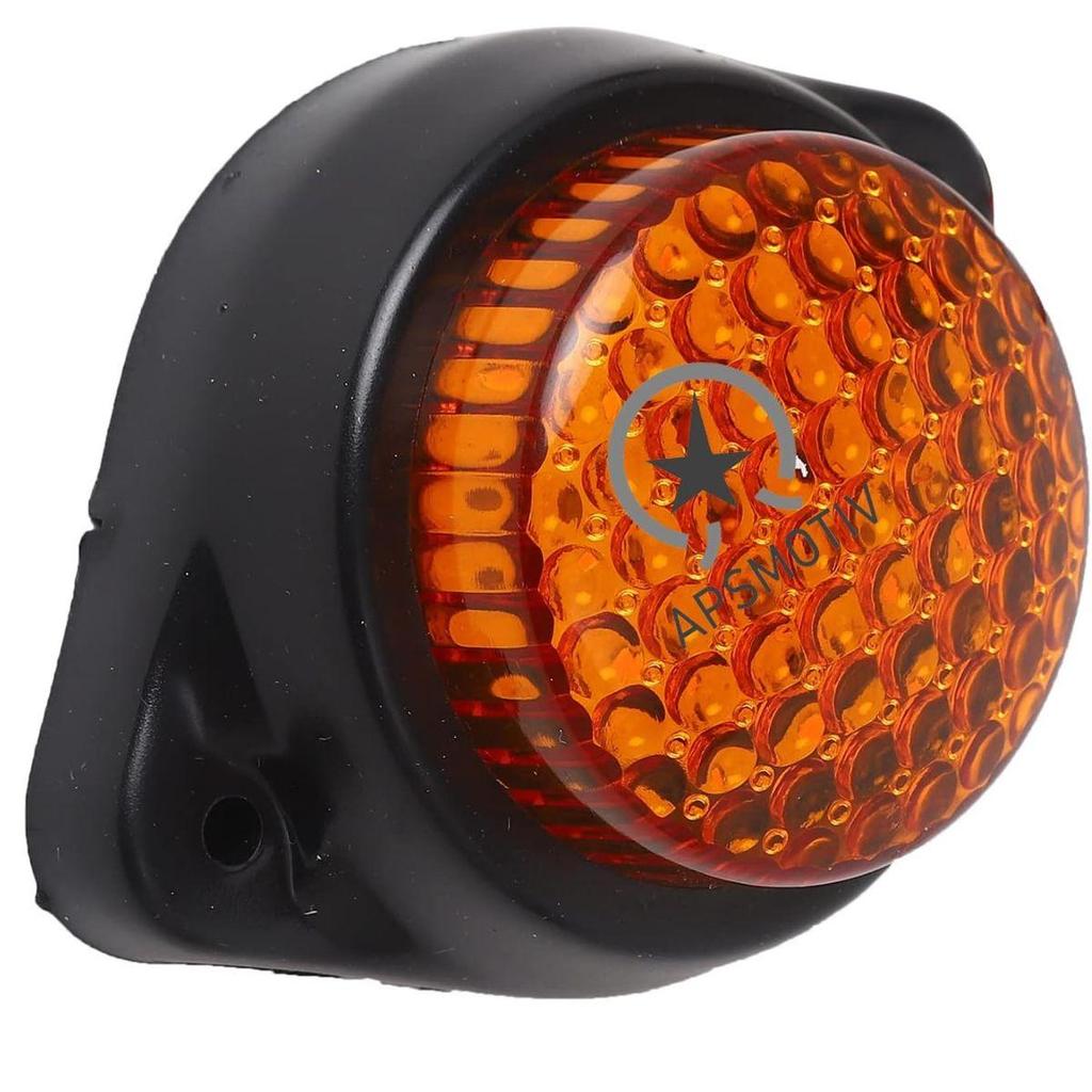 18PCS LED Trailer Marker Lights 12V Waterproof Amber Chicken Lights Universal Side Clearance Lamps for Semi Truck Freightliner Cargo