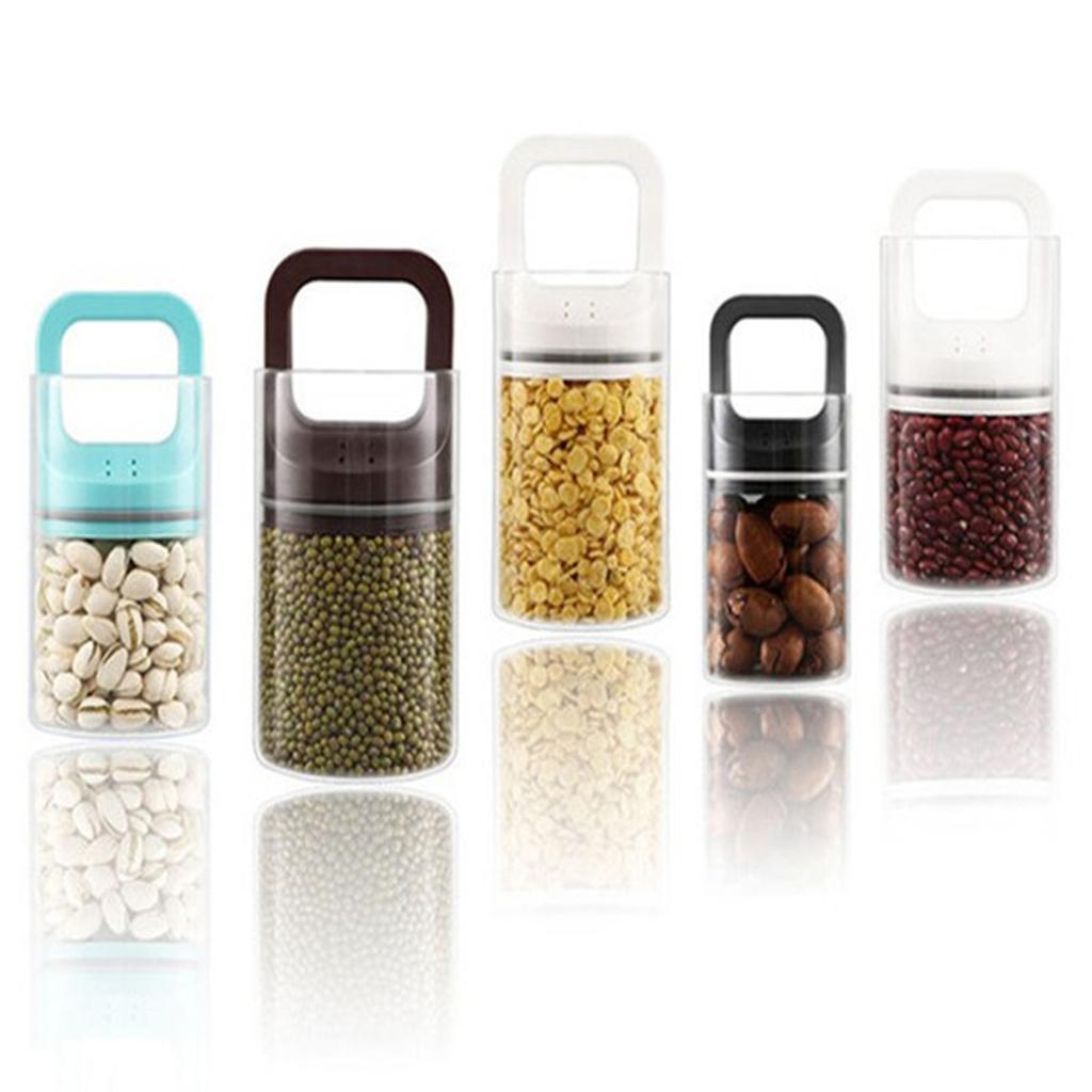 Innovative Canister Vacuum Storage Jar Container Glass Storage Jar with Vacuum Seal Lid Container for Food Preservation