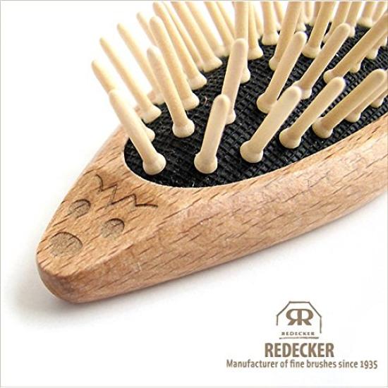 Redecker Карманная расческа-ежик с булавкой (Деревянный Портативный)