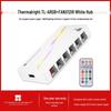 Концентратор для вентиляторов Thermalright TL-ARGB X12 с пультом дистанционного управления подсветкой черного цвета