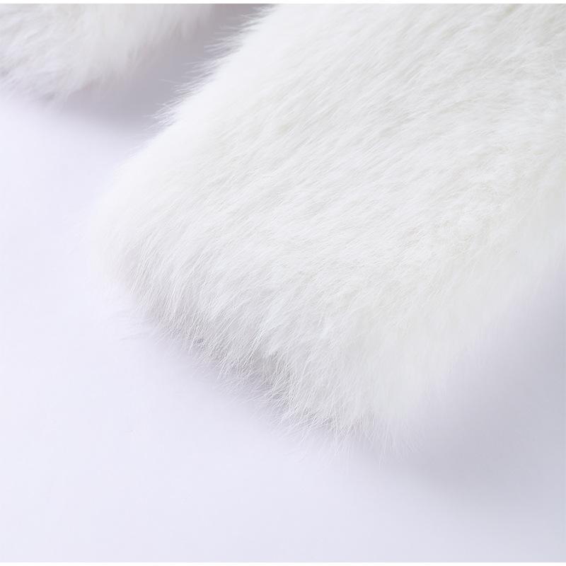 VAYLA Толстое Теплое Пальто из Искусственного Меха для Женщин с Поясом Отложной Воротник Меховые Парки Новая Зимняя Короткая Свободная Пушистая Верхняя Одежда