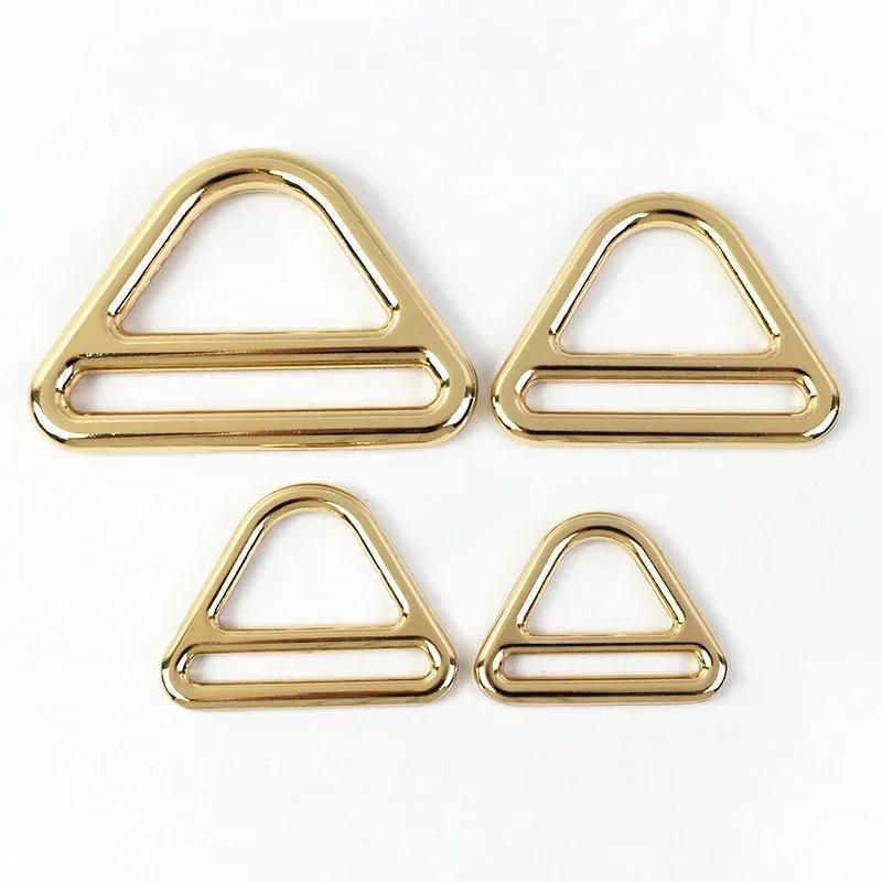 2/5/10 шт. Meetee 25-50 мм Металлические О-образные кольца Пряжка Трехщелевой ползунок Застежка Соединители для ремня сумки Регулируемый крючок DIY Аксессуары