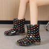 2024 Low-top Women's Rain Boots Camouflage Water Shoes Various Colors Waterproof Non-slip Shoes