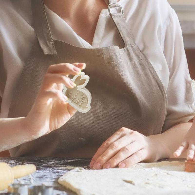 Формы Пасхального Кролика Силиконовые для литья смолы Форма Кролика для изготовления свечей Гибкие поделки Формы из смолы Декор стола Изготовление свечей