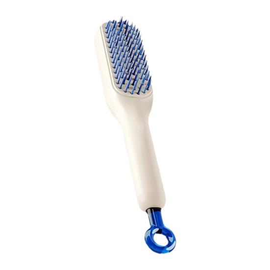 Выдвижная щетка для волос Самоочищающиеся щетинки Массаж кожи головы Антистатическая Распутывающая волосы Расческа для укладки Портативная