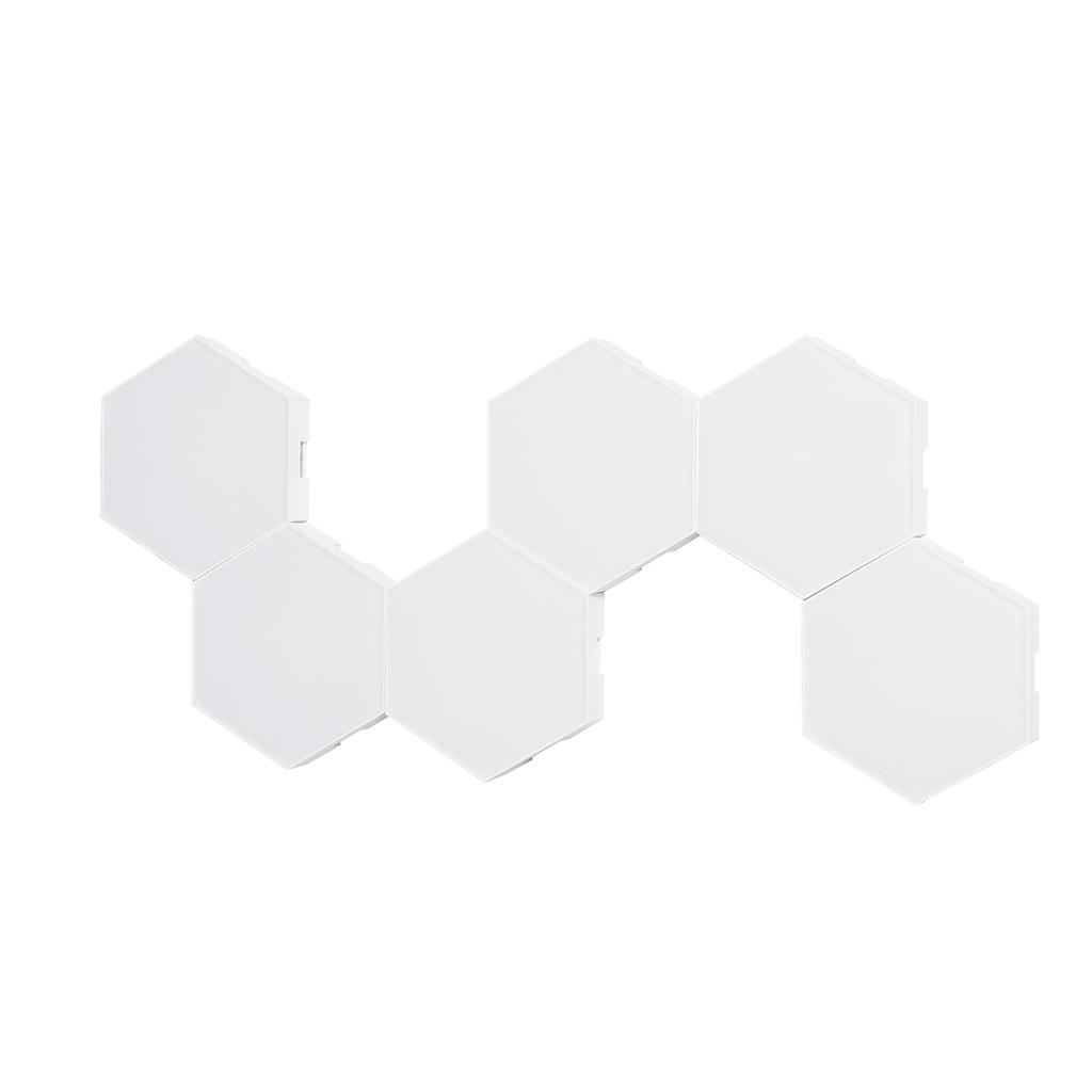 10PCS BT Connected RGB Hexagon Light Ambient Lamp Wall Decorative Lighting with Controller