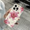 Роскошный Романтичный Чехол для Телефона с Цветами Лилий Для iPhone 17 16 15 14 13 12 11 Pro Max 14 Plus 17 Air Волнистый Мягкий Силиконовый Чехол