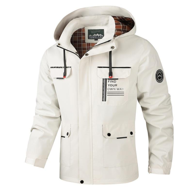 Мужская повседневная куртка Parker Coat Осенне-зимняя куртка с капюшоном Мужская куртка