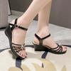 Fashion Outdoor Open Toe Woman Shoes New Breathable Fashion Summer 2025 Comfortable High Quality Offers Elegant Luxury Sandals for Women