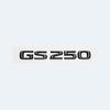 Для Lexus GS200t GS250 GS300 GS350 GS430 GS460 GS450h HYBRID задний багажник с логотипом глянцевый черный ABS эмблема модернизация с надписью