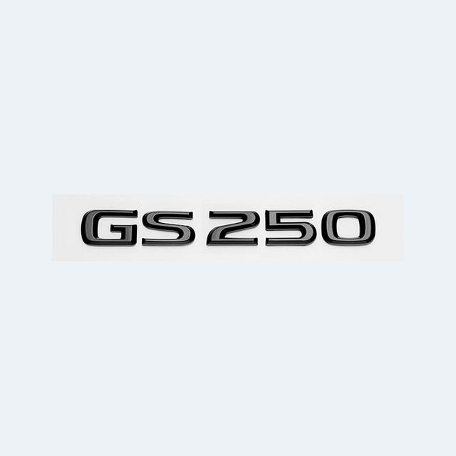 Для Lexus GS200t GS250 GS300 GS350 GS430 GS460 GS450h HYBRID задний багажник с логотипом глянцевый черный ABS эмблема модернизация с надписью